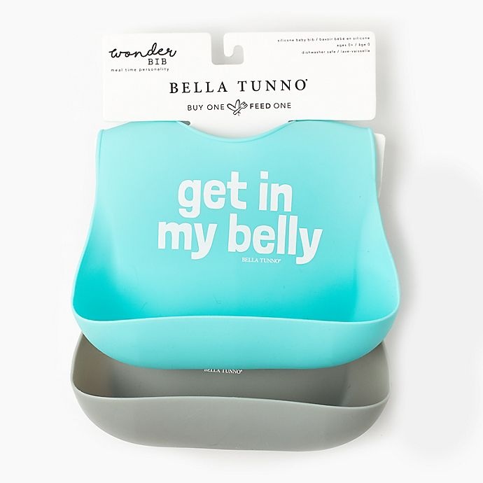 slide 2 of 3, Bella Tunno My Belly Bib Set, 2 ct