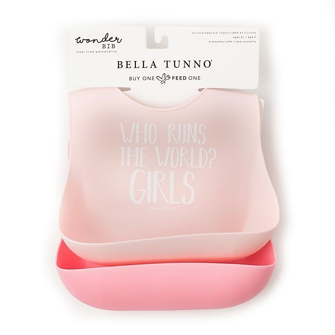 slide 3 of 3, Bella Tunno Run the World Wonder Bib Set, 2 ct