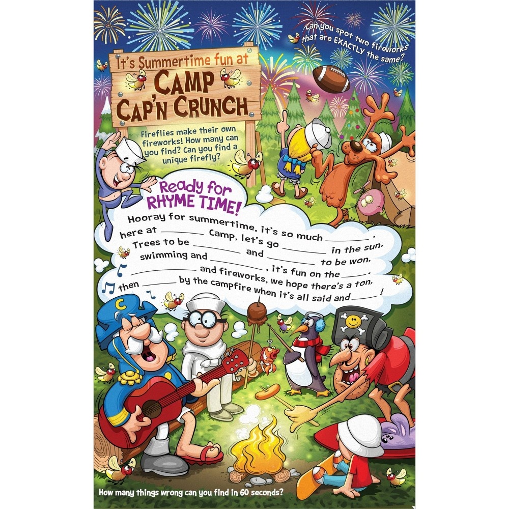 slide 3 of 5, Cap'n Crunch Capn Crunch Red White Blue Family Size Cereal, 17.4 oz