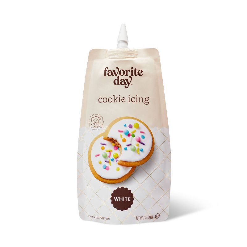 slide 1 of 3, White Cookie Icing - 7oz - Favorite Day™, 7 oz