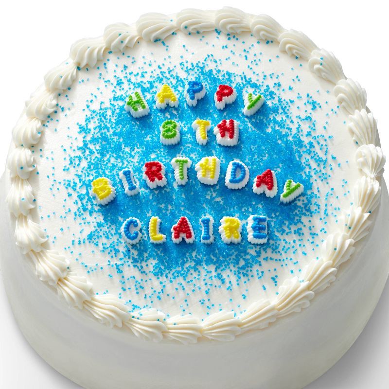 slide 2 of 3, Happy Birthday Dot Matrix Icing Decoration - Favorite Day™, 1 ct