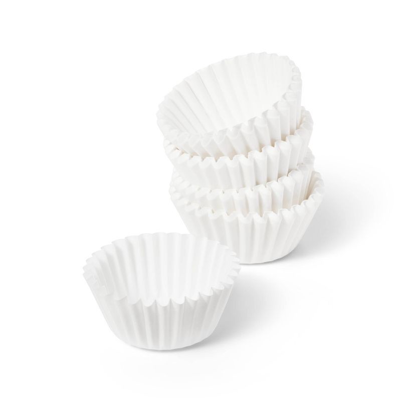 slide 2 of 3, Mini White Baking Cups - 100ct - Favorite Day™, 100 ct