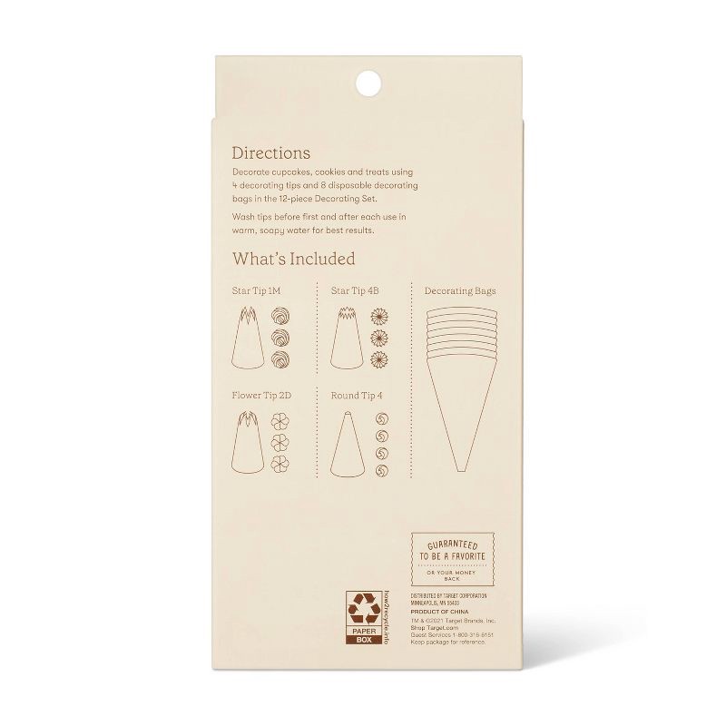 slide 3 of 3, Cupcake Decorating Set - Favorite Day™, 1 ct