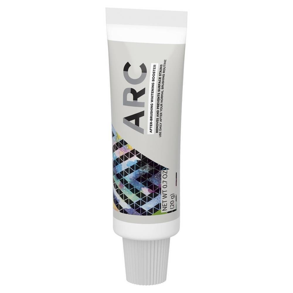 slide 4 of 4, ARC Oral Care After-Brushing Teeth Whitening Booster - Cool Mint - Trial Size, 0.7 oz