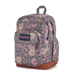grey floral jansport backpack JanSport Cool Student Backpack - Boho Floral Graphite Gray