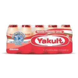Yakult Nonfat Probiotic Yogurt Drink - 5ct/2.7 fl oz Bottles