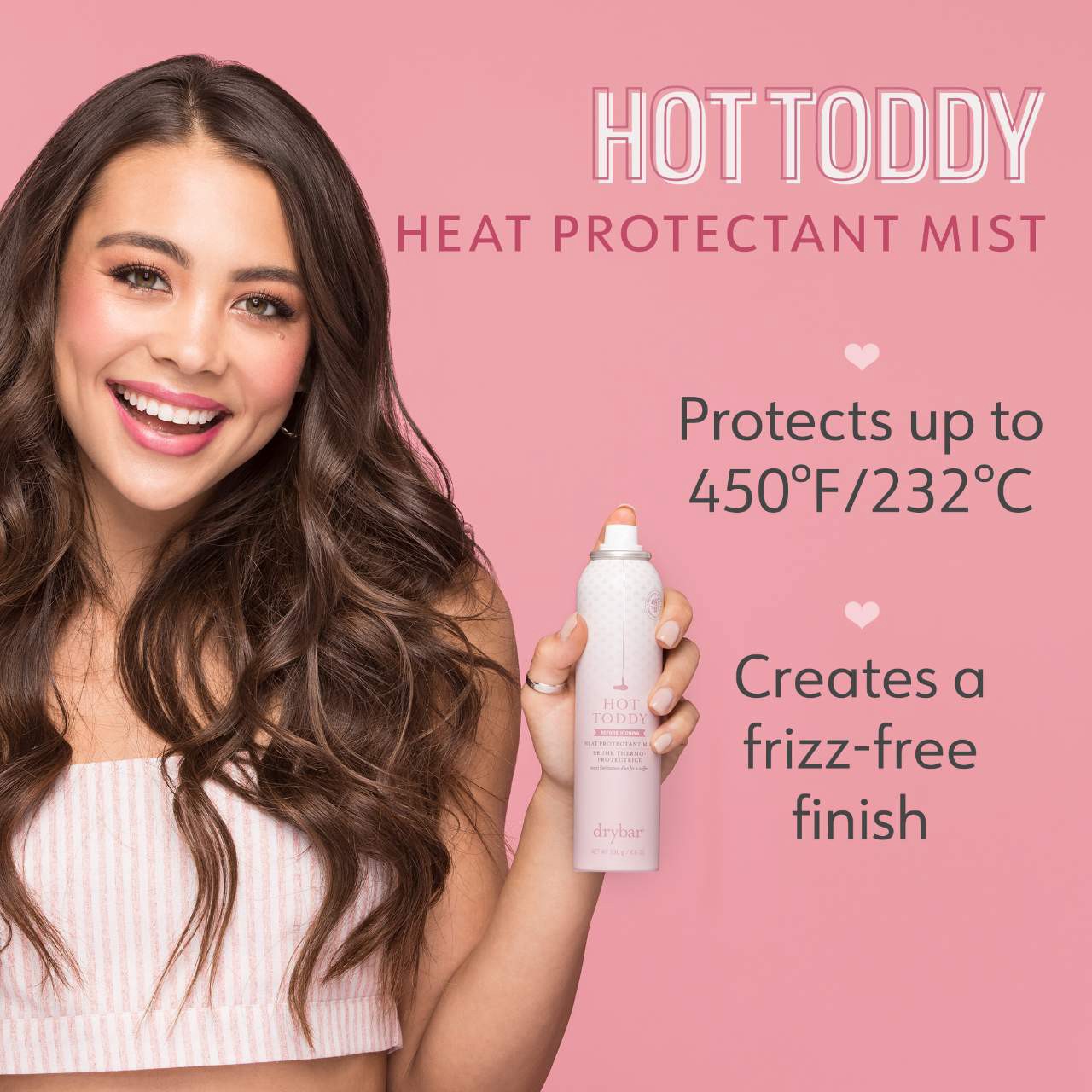 slide 2 of 7, Drybar Hot Toddy Heat Protectant Mist 4.6 oz/ 130 g,