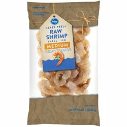 Kroger Raw Shell-On Medium Shrimp