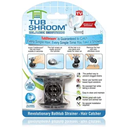 TubShroom Black Edition Bathtub Strainer 1 ea