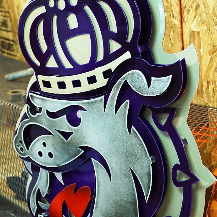 slide 5 of 6, NCAA James Madison University Duke Dog Hex Head Art Work, 1 ct