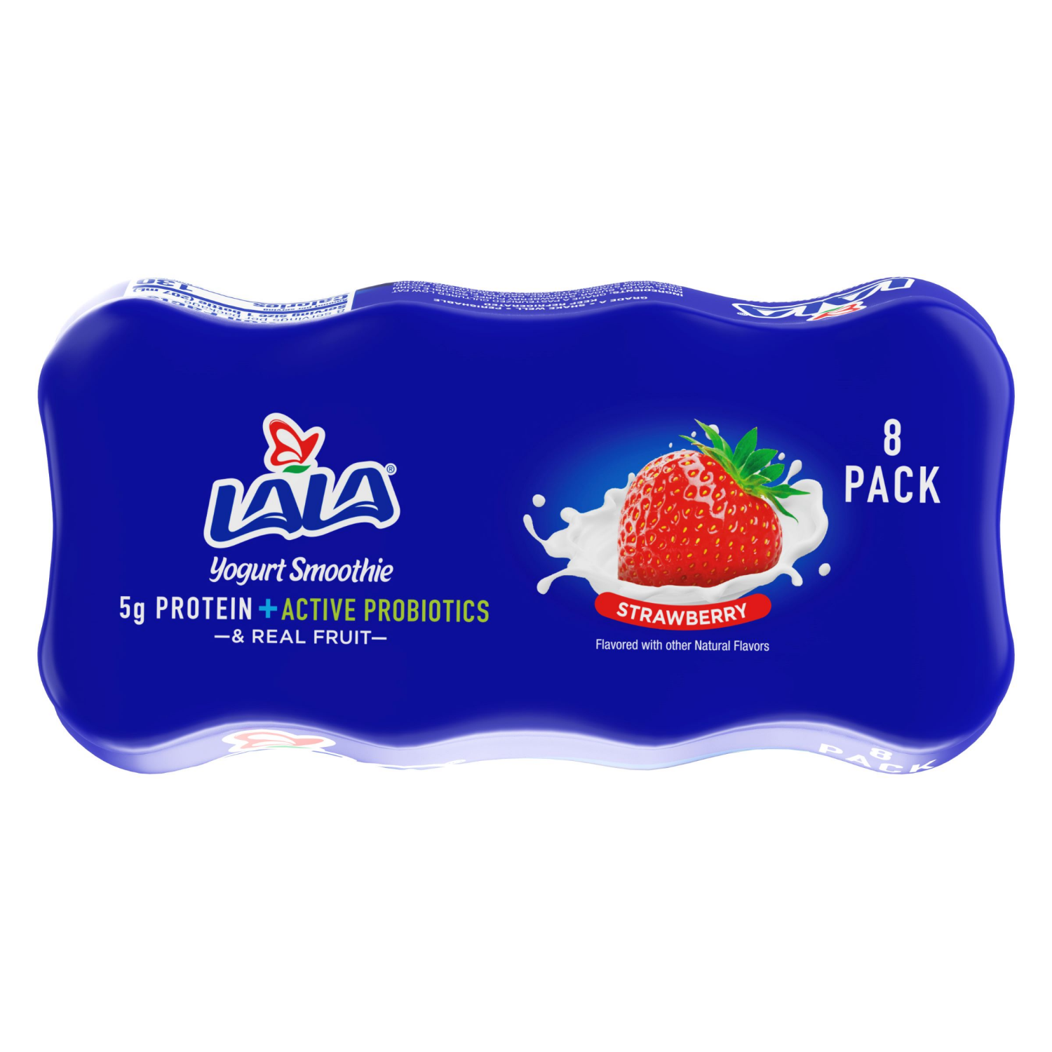 slide 4 of 4, LALA Strawberry Yogurt Smoothie 8 - 7 fl oz Bottles, 8 ct