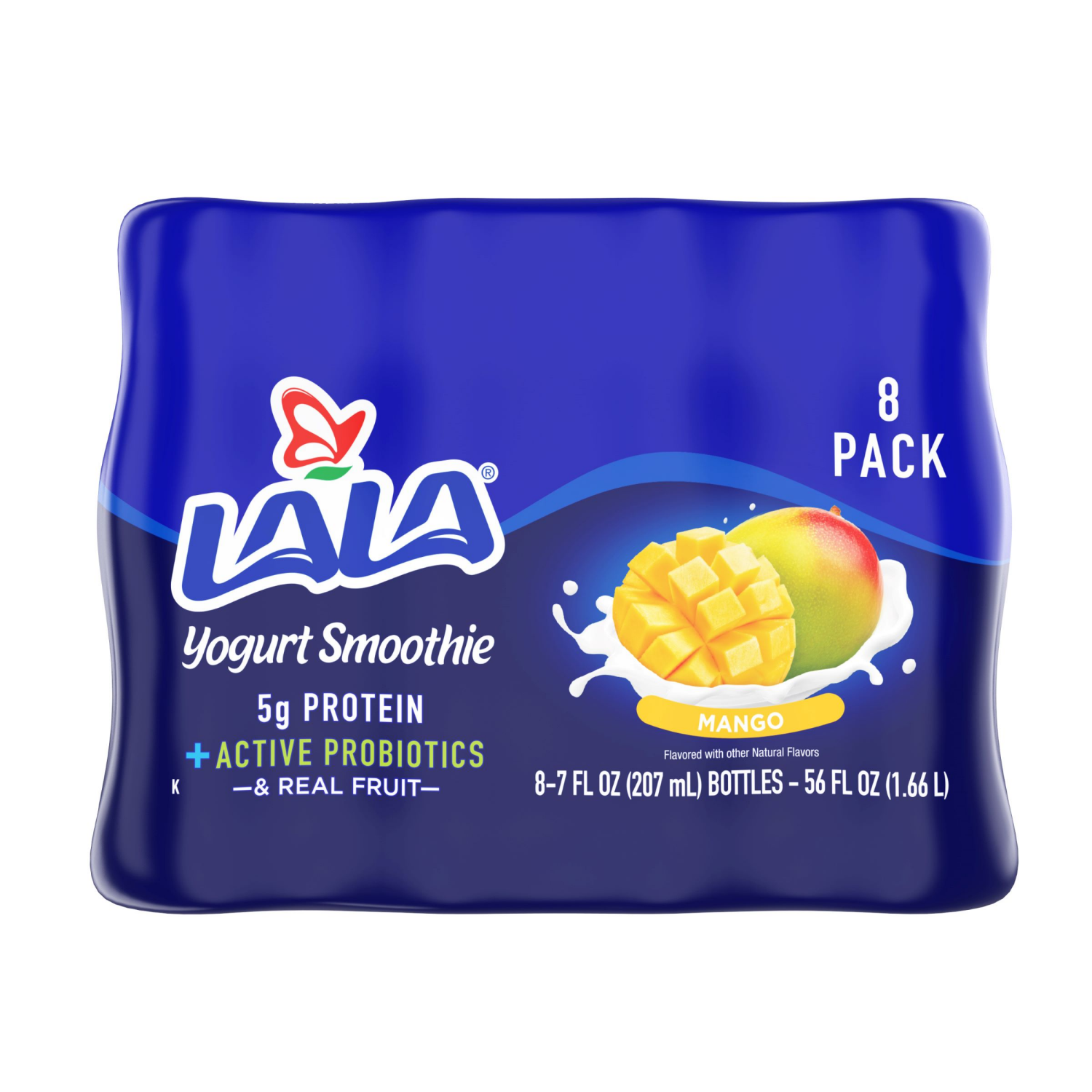 slide 1 of 4, LALA Mango Yogurt Smoothie 8 pack, 8 ct
