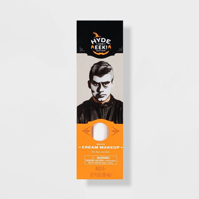 slide 1 of 3, White Cream Halloween Costume Makeup - Hyde & EEK! Boutique™: Face & Body, Easy Application, 1 ct