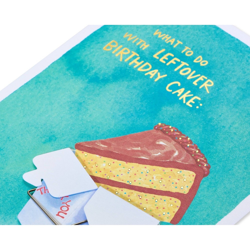 slide 5 of 5, Birthday Card Leftover Cake - PAPYRUS, 1 ct