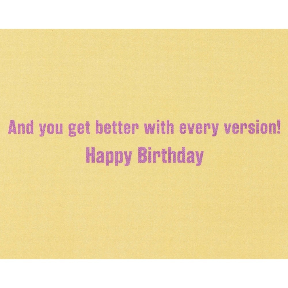 slide 3 of 5, Birthday Card For Husband Not Aging Just Upgrading - PAPYRUS, 1 ct