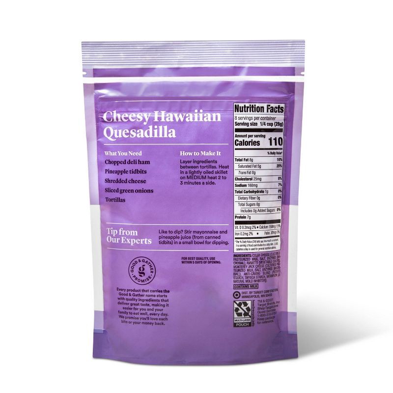 slide 2 of 4, Fine Cut Colby Jack Cheese - 8oz - Good & Gather™, 8 oz