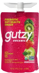 Gutzy Organic Apple Strawberry Kiwi Kale Prebiotic Gut Health Snack 3.9 oz