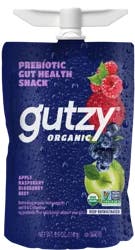 Gutzy Organic Apple Raspberry Blueberry Beet Prebiotic Gut Health Snack 3.9 oz