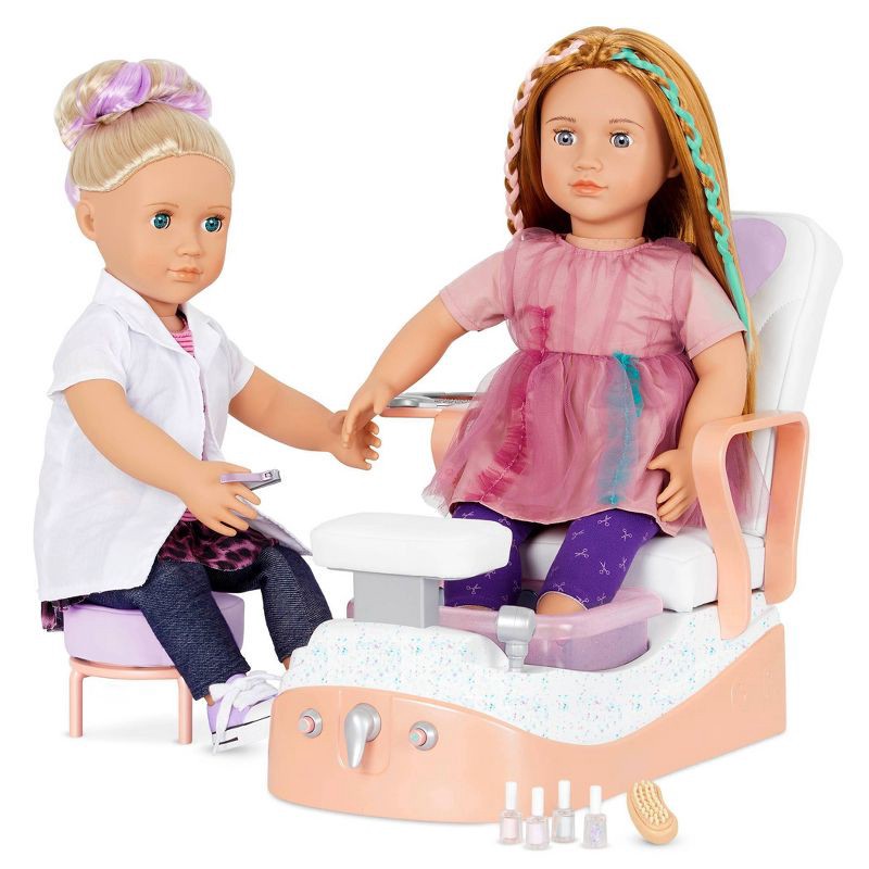 slide 2 of 4, Our Generation Yay, Spa Day! Salon Chair Accessory Set for 18" Dolls, 1 ct