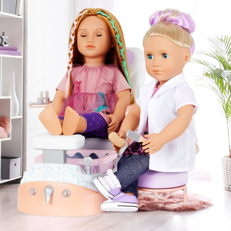 slide 3 of 4, Our Generation Yay, Spa Day! Salon Chair Accessory Set for 18" Dolls, 1 ct