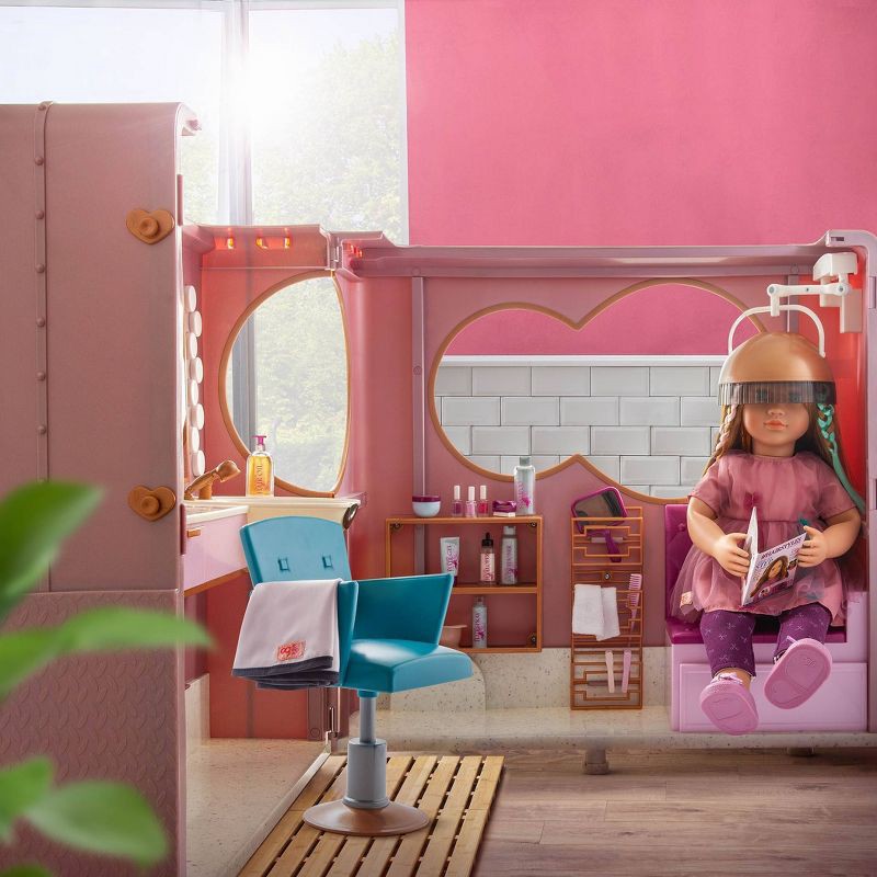 slide 2 of 10, Our Generation Hair Salon Playset for 18" Dolls, 1 ct