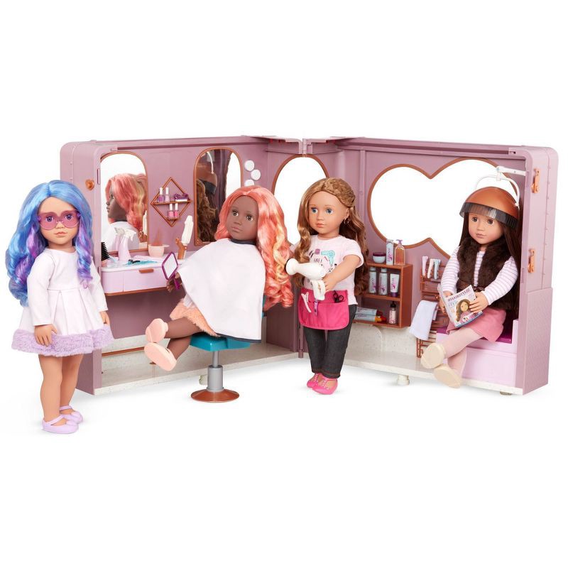 slide 3 of 10, Our Generation Hair Salon Playset for 18" Dolls, 1 ct