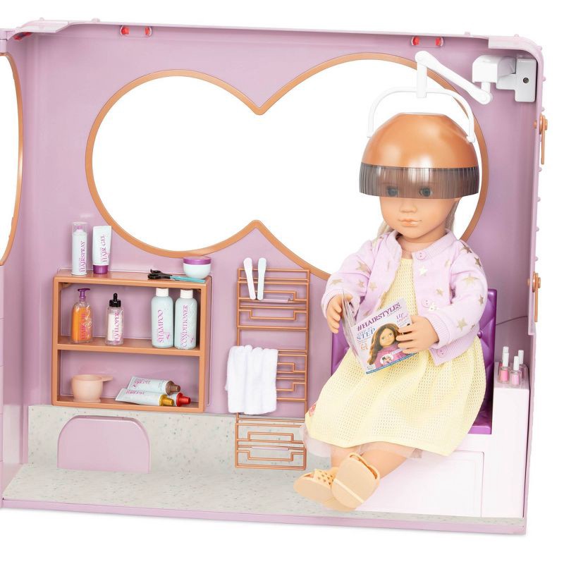 slide 5 of 10, Our Generation Hair Salon Playset for 18" Dolls, 1 ct