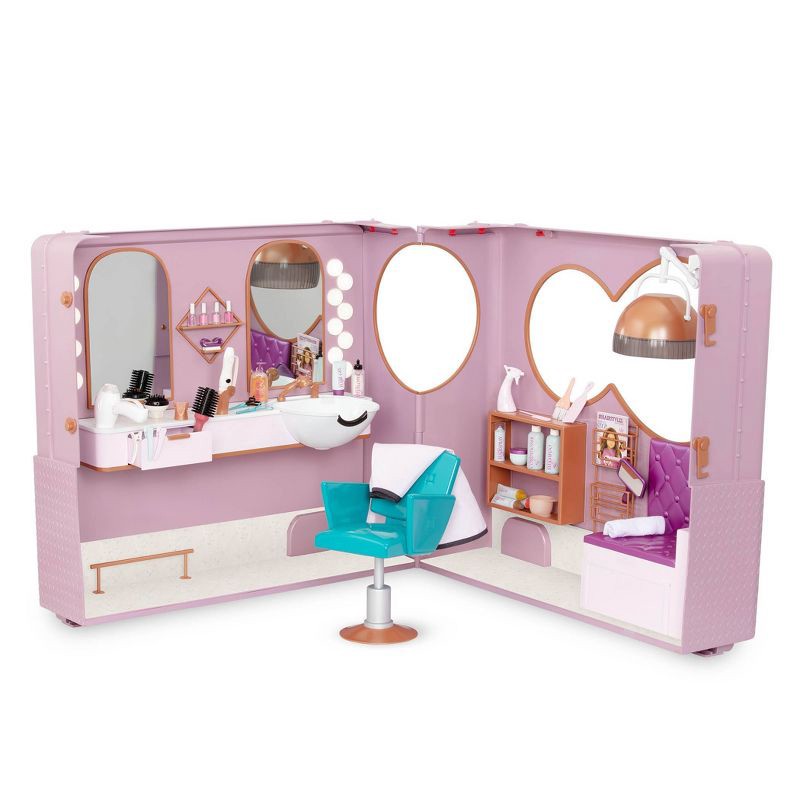 slide 1 of 10, Our Generation Hair Salon Playset for 18" Dolls, 1 ct