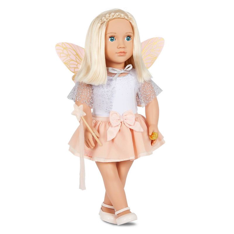 slide 3 of 5, Our Generation Tooth Fairy Outfit with Wings & Star Wand Accessory for 18" Dolls, 1 ct