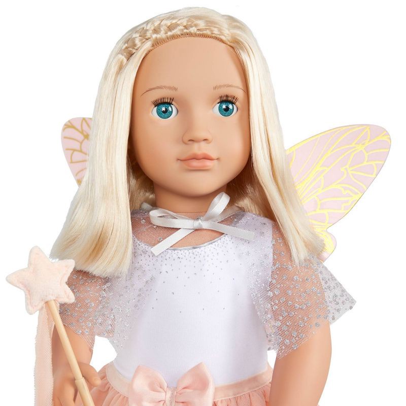 slide 5 of 5, Our Generation Tooth Fairy Outfit with Wings & Star Wand Accessory for 18" Dolls, 1 ct