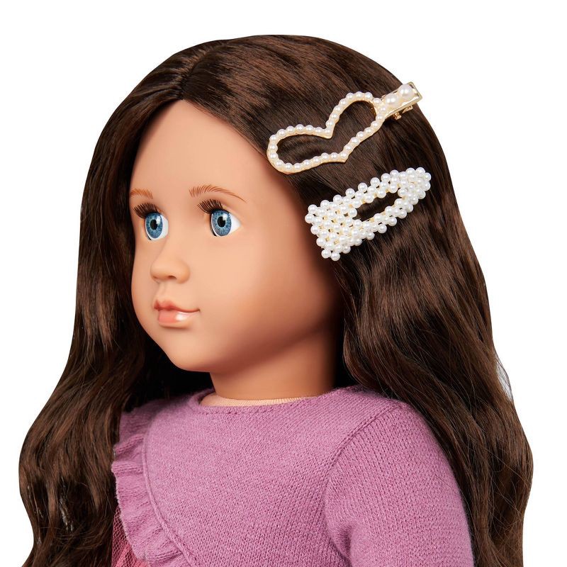 slide 3 of 5, Our Generation Twirls & Pearls Hair Accessory Set for 18" Dolls, 1 ct