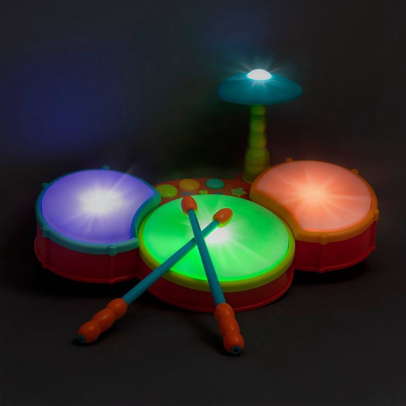 slide 2 of 8, B. toys Toy Drum Set - Little Beats, 1 ct
