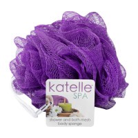 slide 13 of 17, Katelle Spa Shower and Bath Mesh Body Sponge, Green, 1 ct