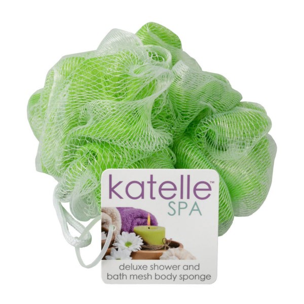 slide 12 of 13, Katelle Deluxe Shower & Bath Mesh Body Sponge, Assorted Colors, 1 ct