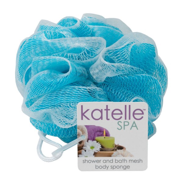 slide 4 of 13, Katelle Deluxe Shower & Bath Mesh Body Sponge, Assorted Colors, 1 ct