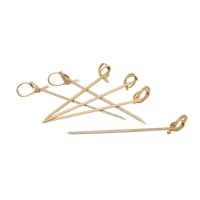 slide 3 of 5, Viovia 3.5 Inch (2.5 cm) Bamboo Picks, 100 ct