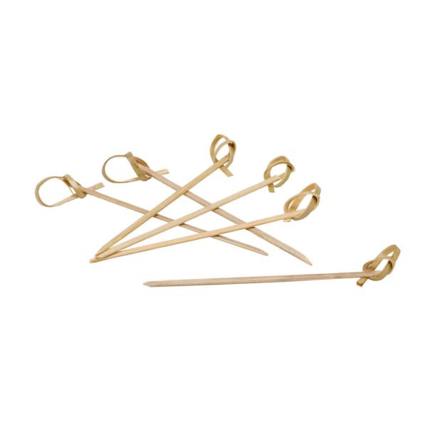 slide 4 of 5, Viovia 3.5 Inch (2.5 cm) Bamboo Picks, 100 ct