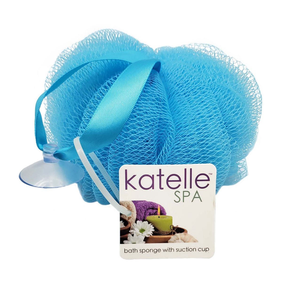 slide 5 of 17, Katelle Bath Sponge w/ Suction Cup, 1 ct