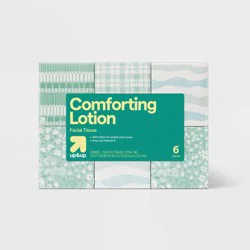 Facial Tissue with Lotion 3-Ply - 6pk/65ct - up&up™