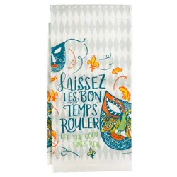 The Parish Plate Laissez Les Bon Temps Rouler Kitchen Towel