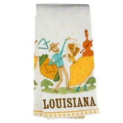 The Parish Plate Louisiana Vintage Kitchen Towel