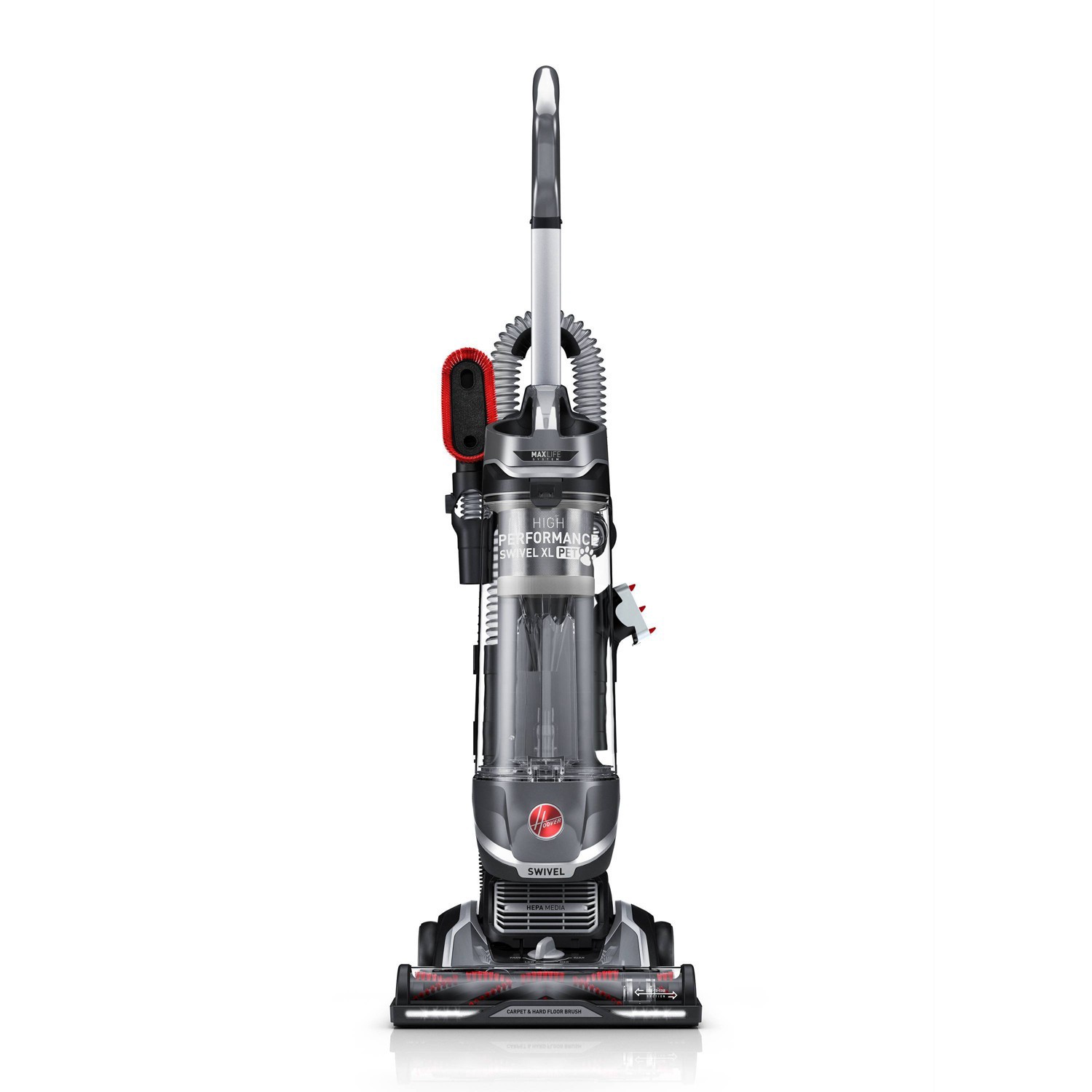 slide 1 of 1, Hoover High Performance Swivel XL Pet Upright Vacuum Cleaner - UH75200, 1 ct