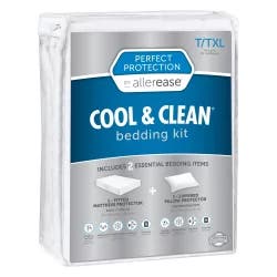 Full 3pc Perfect Protection Cool & Clean Bedding Kit - Allerease