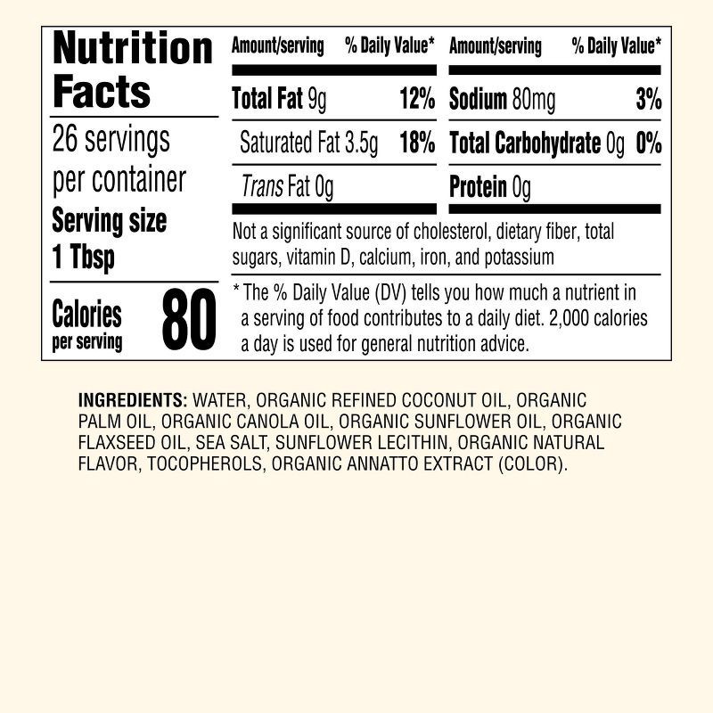 slide 4 of 4, Plant Based Organic Non-Dairy Buttery Spread - 13oz - Good & Gather™, 13 oz
