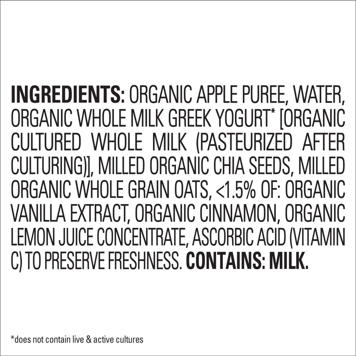 slide 3 of 8, Happy Tot Organics Super Morning Stage 4 Organic Apples, Cinnamon, Yogurt & Oats + Super Chia Pouch 4 Oz UNIT, 4 oz
