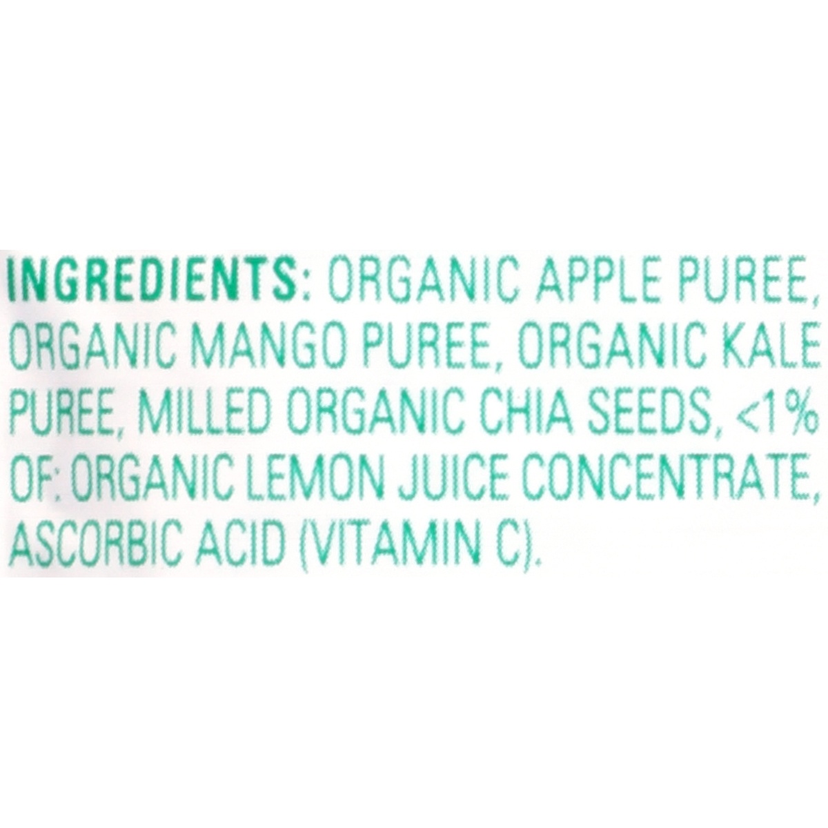 slide 6 of 6, Happy Tot Super Foods, Apple Mango Kale + Super Chia, 4.22 oz