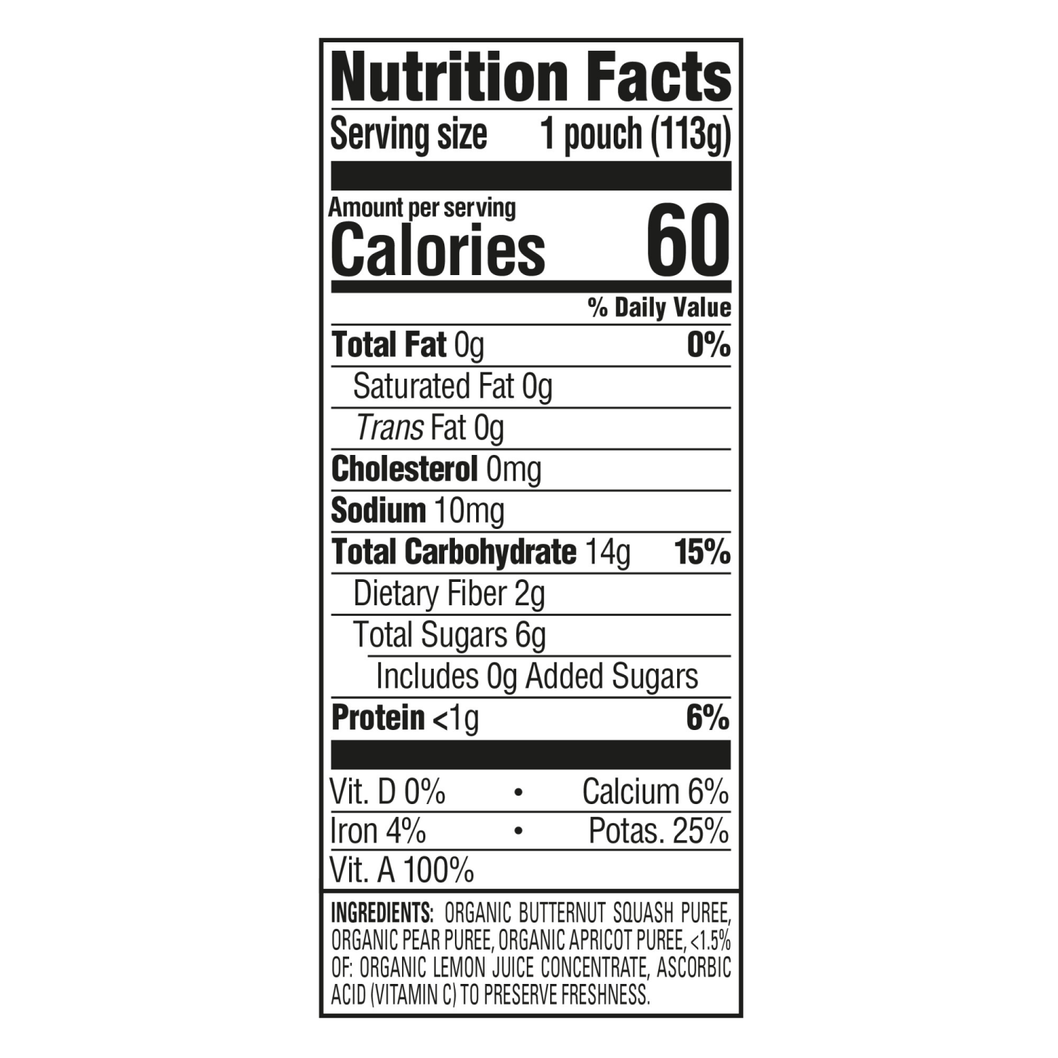 slide 7 of 8, Happy Baby Organics Clearly Crafted Stage 2 Squash, Pears & Apricots Pouch 4oz UNIT, 4 oz