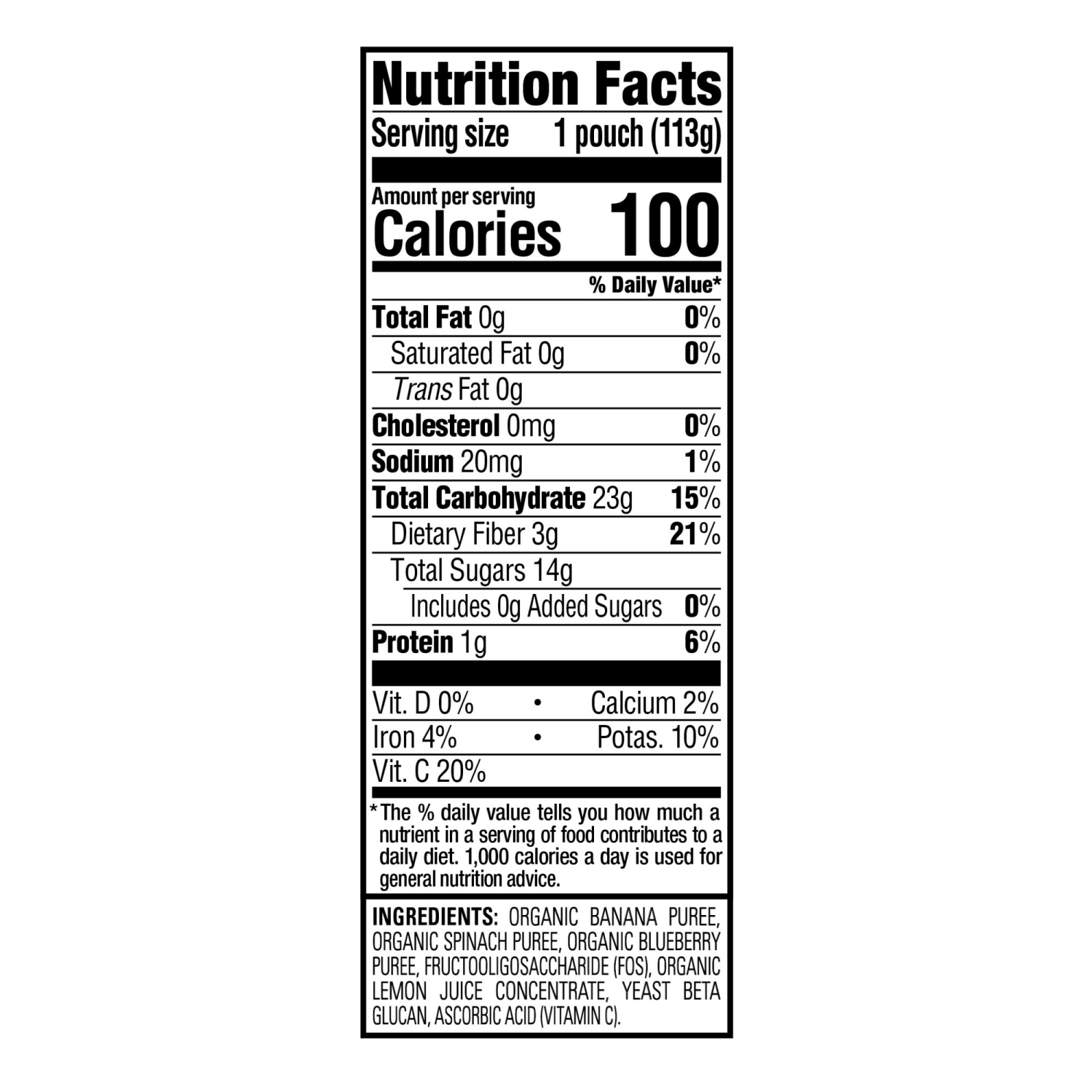 slide 3 of 8, Happy Tot Organics Super Bellies Stage 4 Immune + Digestive Support Blend Organic Bananas, Spinach & Blueberries Pouch 4 oz UNIT, 4 oz