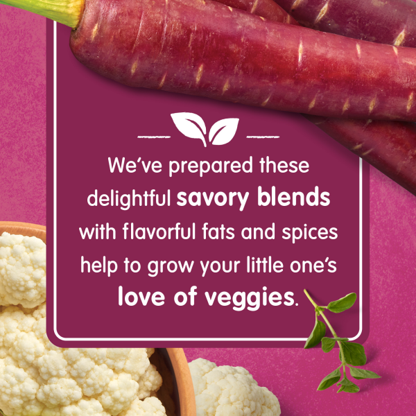 slide 8 of 25, Happy Baby Organics Stage 2 Organic Purple Carrots & Cauliflower with Avocado Oil + Oregano 4oz Pouch, 4 oz