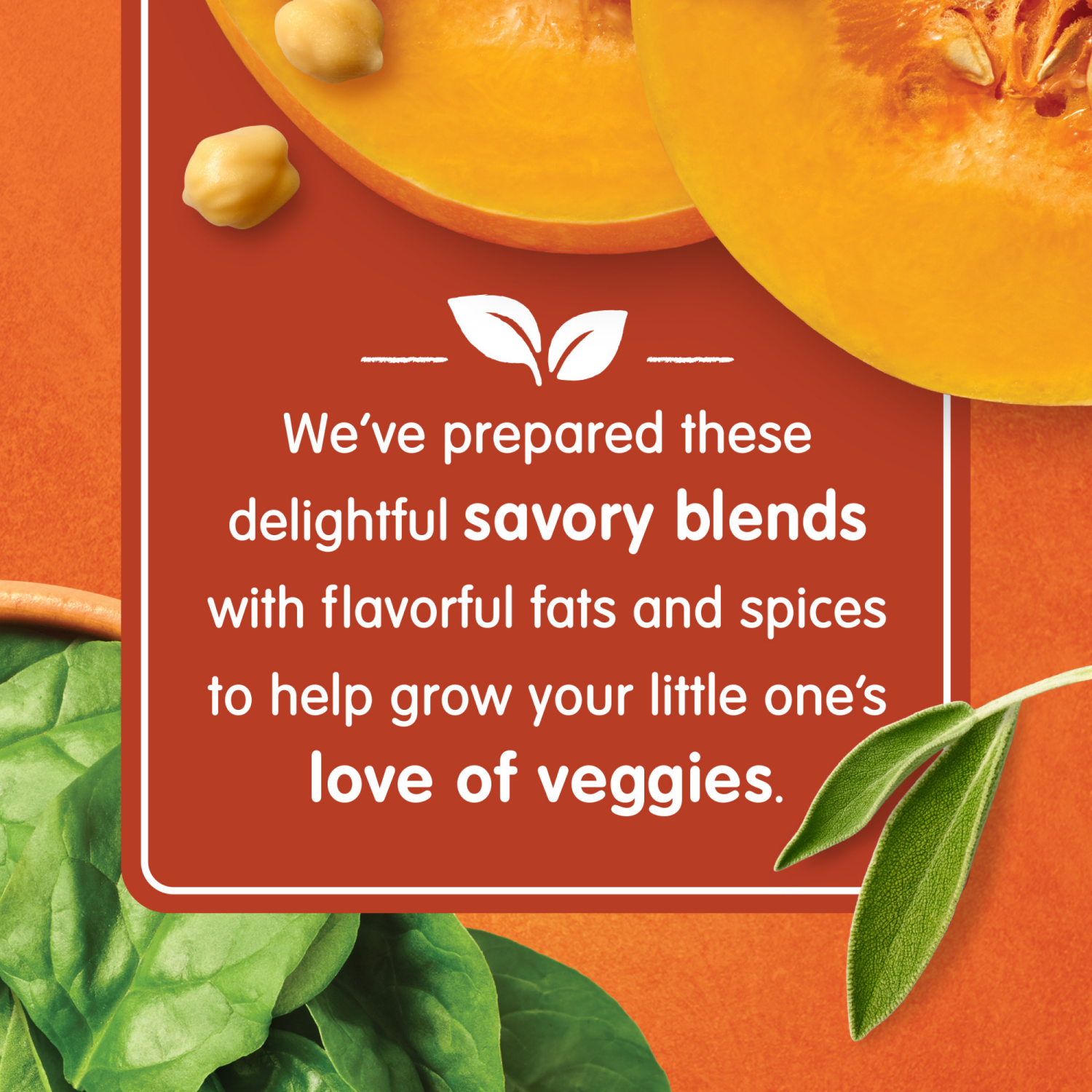 slide 4 of 7, Happy Baby Organics Stage 2 Organic Squash, Chickpeas & Spinach with Avocado Oil + Sage 4oz Pouch, 4 oz